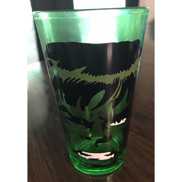 Marvel Avengers HULK drinking cup GLASS - Picture 1 of 3